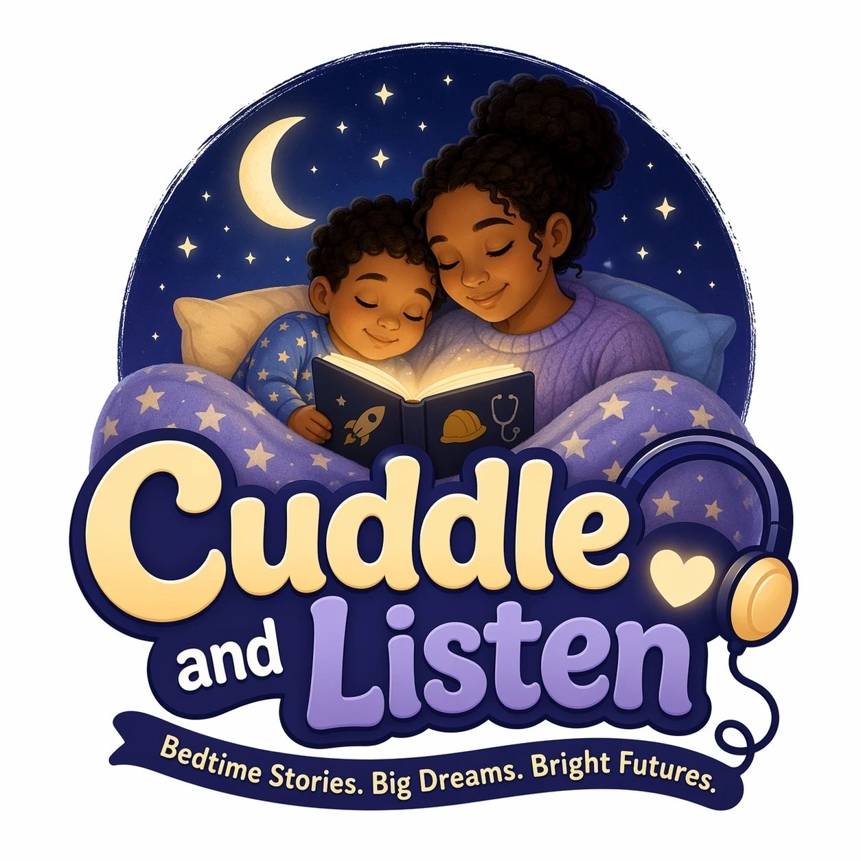 Cuddle and Listen — Bedtime Stories. Big Dreams. Bright Futures.